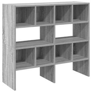 vidaXL kingariiulid 2 tk virnastatavad, hall sonoma tamm, 89,5x30x40cm
