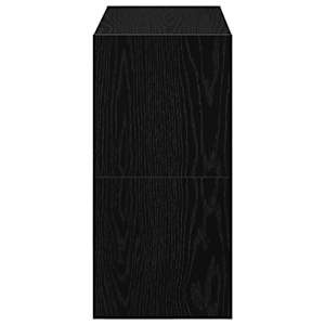 Stojany na boty 2 ks stohovatelné černý dub 60x30x30,5 cm - obrázek 5