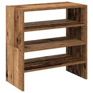 vidaXL kingariiulid 2 tk virnastatavad, vana puit, 60 x 30 x 30,5 cm