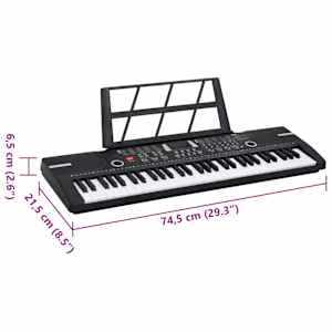 61 kláves Piano Electric Keyboard s hudebním stojanem pro děti - obrázek 10