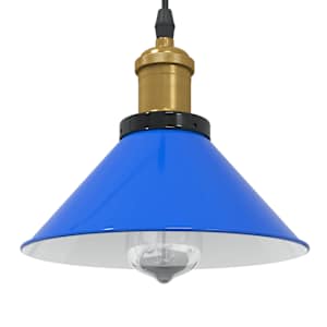 Závěsné svítidlo nastavitelnou výškou E27 Ø22 cm metal - obrázek 1