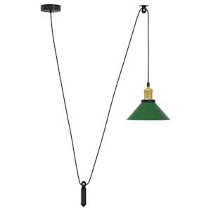 vidaXL rippvalgusti k&otilde;rgus reguleeritav E27 l&auml;igeroheline &Oslash; 22 cm