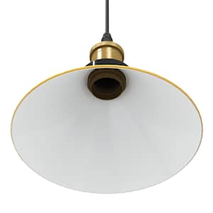 Závěsné svítidlo nastavitelnou výškou žluté lesklá E27 Ø 22 cm - obrázek 9