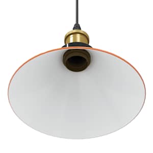 Závěsné svítidlo nastavitelnou výškou oranžová lesklá E27 Ø22cm - obrázek 9
