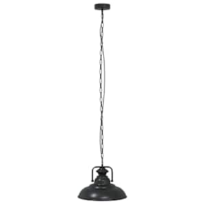 vidaXL ripplamp E27 must &Oslash; 31 cm raud