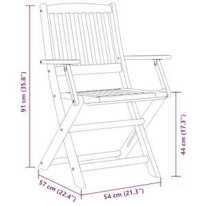 7dílný zahradní jídelní set 180x90x75 cm masivní akáciové dřevo - obrázek 9