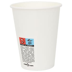 Papírové kelímky na kávu 1000 pcs 12oz 300ml bílé - obrázek 4