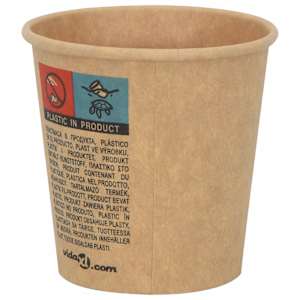 Papírové kelímky na kávu 1000 pcs 4oz 100ml hnědé - obrázek 4