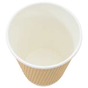 Papírové kelímky na kávu 500 pcs 12oz 300ml hnědé - obrázek 5