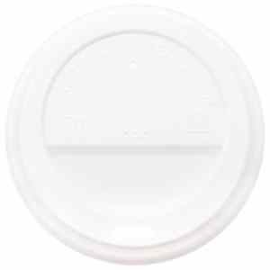 Papírové víčka na kávu Ø80 mm 8oz 1000 pcs bílé plast - obrázek 3