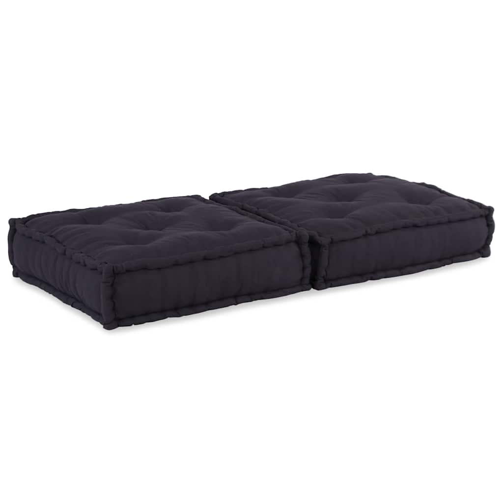 Thumbnail - vidaXL Pouf Modular Anthrazit 70x70x36 cm Stoff