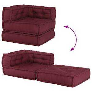 Modulární pohovka Maroon 70x70x54 Fabric - obrázek 10