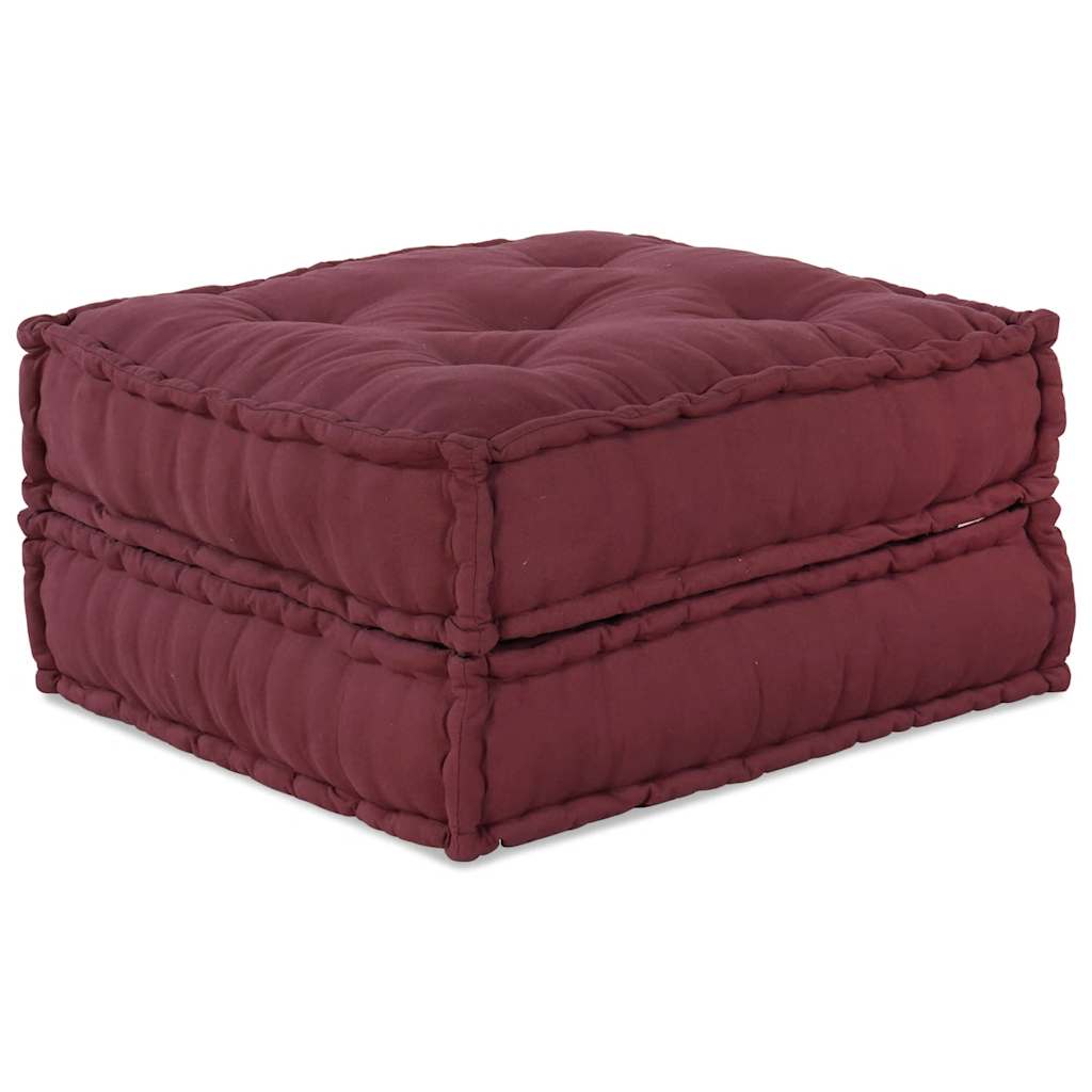 vidaXL Puf modular Maroon 70x70x36 țesătură