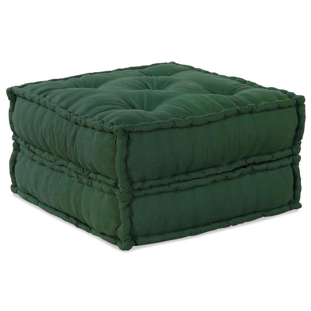 vidaXL Modulární puf zelený 70x70x36 Látka