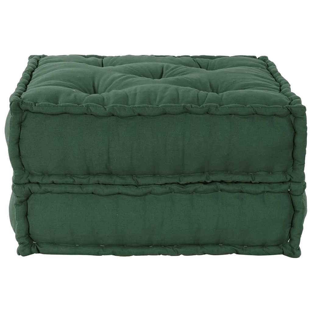 vidaXL Poef modulair 70x70x36 stof groen afbeelding