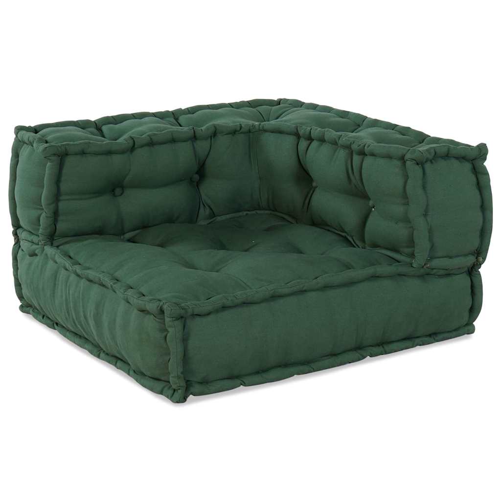 Thumbnail - vidaXL Pouf Modular Grün 140x70x36 cm Stoff