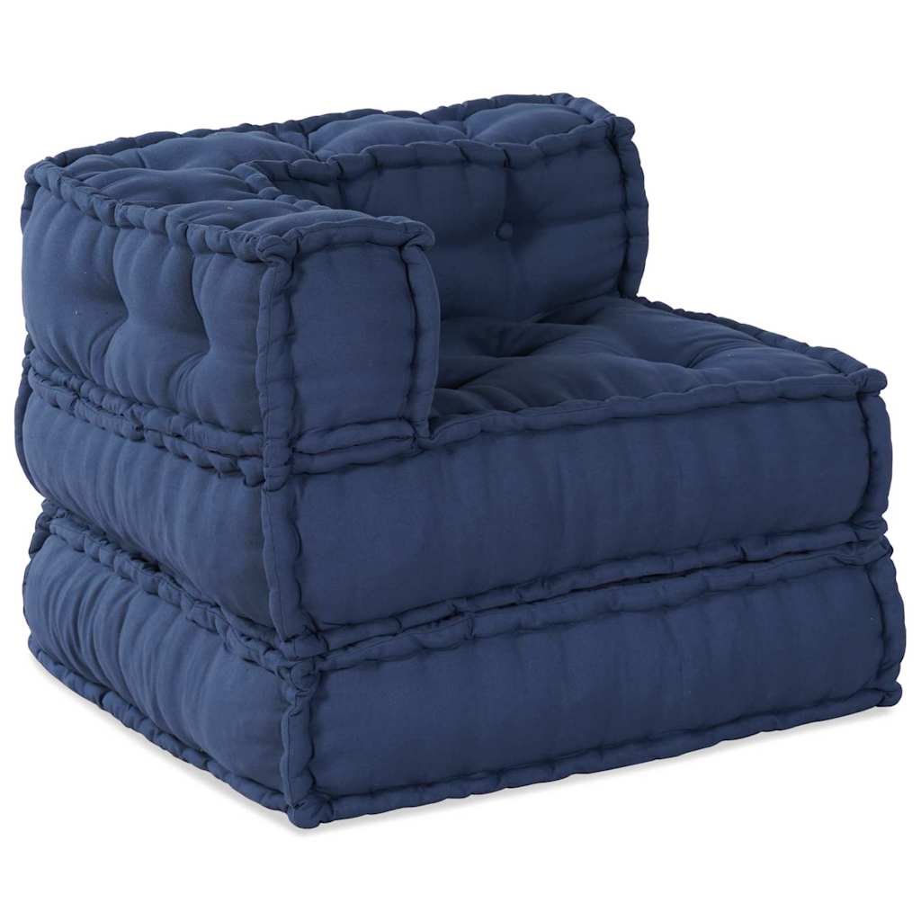 Modular Pouffe Indigo 70x70x54 Fabric