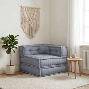 Modularna sedežna enota Siva 70 x 70 x 56 cm Blago