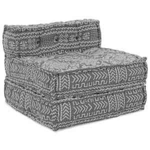 Modularni patchwork kavč Svetlo siva 70 x 70 x 56 cm blago