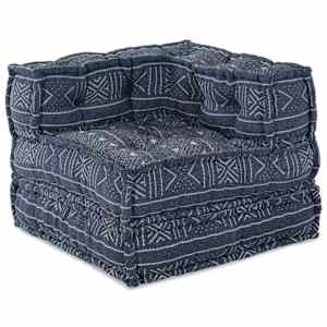 Modulová pohovka Indigo Potisk 70 x 70 x 56 cm Textil