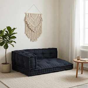 Blazina za paletni kafi 3 pcs Antracit 120 x 80 x 38 cm Blago