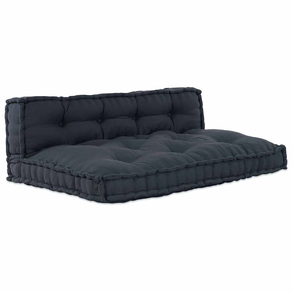 Pallet Sofa Pude med Rygstøtte i Antracitgrå
