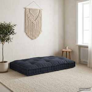 Blazina za paletni kafi Antracit 120 x 80 x 12 cm Blago