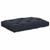 vidaXL Pallet diivanipatjade padi Antratsiit 120 x 80 x 12 cm kangas