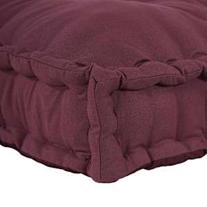 Polstrovaný pohovkový polštář Bordó 120 x 80 x 12 cm Textil - obrázek 6