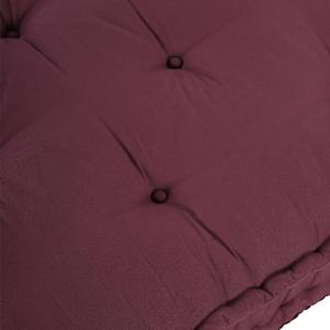 Polstrovaný pohovkový polštář Bordó 120 x 80 x 12 cm Textil - obrázek 7