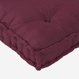 Polstrovaný pohovkový polštář Bordó 120 x 80 x 12 cm Textil - obrázek 8