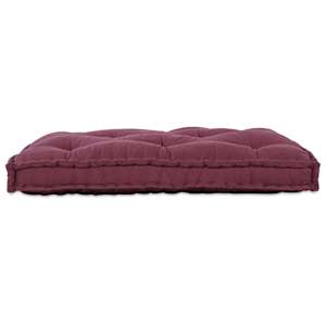 Polstrovaný pohovkový polštář Bordó 120 x 80 x 12 cm Textil - obrázek 4