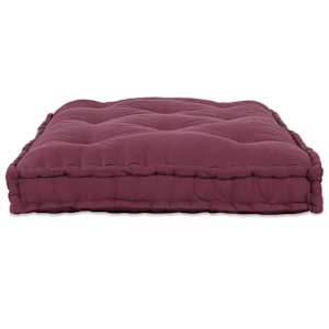 Polstrovaný pohovkový polštář Bordó 120 x 80 x 12 cm Textil - obrázek 5
