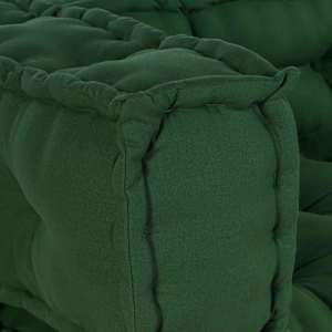 Polstrovaný pohovkový polštář 3 ks Textil Zelená - obrázek 6