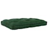 vidaXL Pallet diivanipatjade padi Roheline 120 x 80 x 12 cm kangas