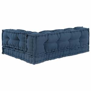 Polstrovaný pohovkový polštář 3 ks Textil Indigo - obrázek 5