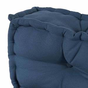 Polstrovaný pohovkový polštář 2 ks Textil Indigo - obrázek 6