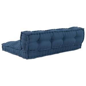 Polstrovaný pohovkový polštář 2 ks Textil Indigo - obrázek 5