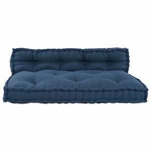 Polstrovaný pohovkový polštář 2 ks Textil Indigo - obrázek 4