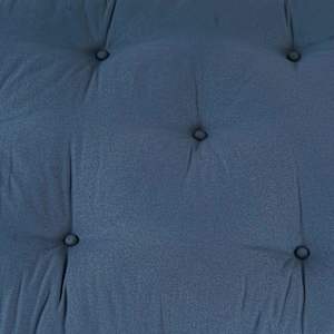 Polstrovaný pohovkový polštář Indigo 120 x 80 x 12 cm Textil - obrázek 7