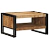 vidaXL diivanilaud 70x50x38 cm t&auml;ist&ouml;&ouml;tlemata puidust mango