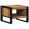 vidaXL diivanilaud 50x50x38 cm t&auml;ist&ouml;&ouml;tlemata puidust mango