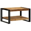 vidaXL diivanilaud 70x50x38 cm t&auml;ist&ouml;&ouml;tlemata puidust mango