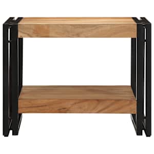 Konferenční stolek 50x50x38 cm Masivní dřevo Akácie - obrázek 4