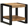 vidaXL Kohvilaud Pruun 40 x 40 x 38 cm Tugev mango puu