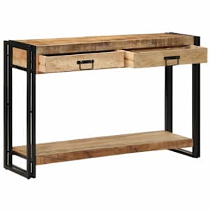 vidaXL Konsoollaud sahtliga Pruun 120 x 33 x 75 cm Tugev mango puu
