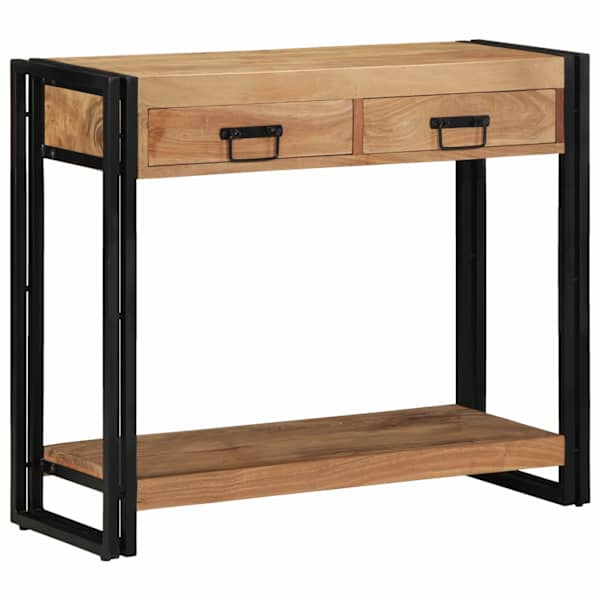 vidaXL Konsoollaud sahtliga Pruun 90 x 33 x 75 cm Tugev akatsiapuu