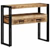 vidaXL Konsoollaud sahtliga Pruun 90 x 33 x 75 cm Tugev mango puu