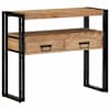 vidaXL Konsoollaud sahtliga Pruun 90 x 33 x 75 cm Tugev akatsiapuu