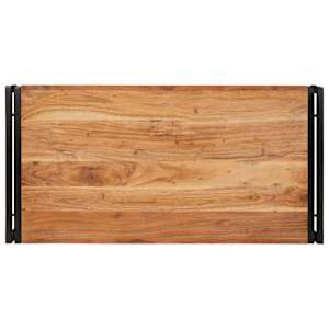 Koupelnová polička Hnědá 100 x 50 x 23 cm Masivní akátové dřevo - obrázek 7